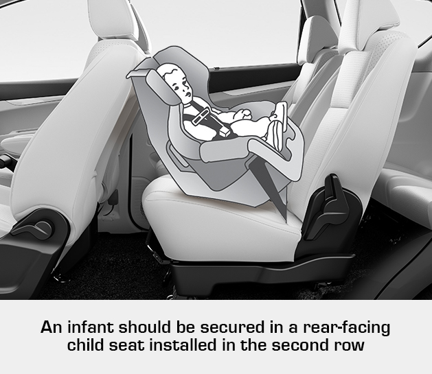 Mahindra - With You Hamesha: Child Safety rear facing seat